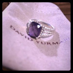 David Yurman Petite Wheaton Amethyst Ring